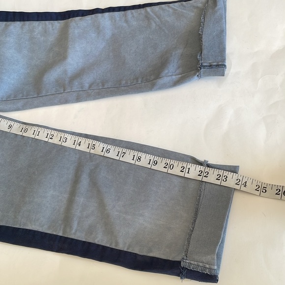 Rag Poets crop ankle raw hem folded cuff pants size 27 - Picture 9 of 10